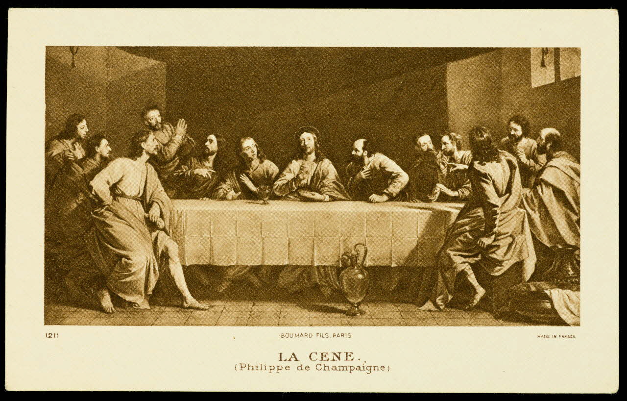 estampe LA CENE.  (Philippe de Champaigne) 1985.48.4.3 Photo