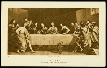 estampe LA CENE.  (Philippe de Champaigne) 1985.48.4.3 Photo
