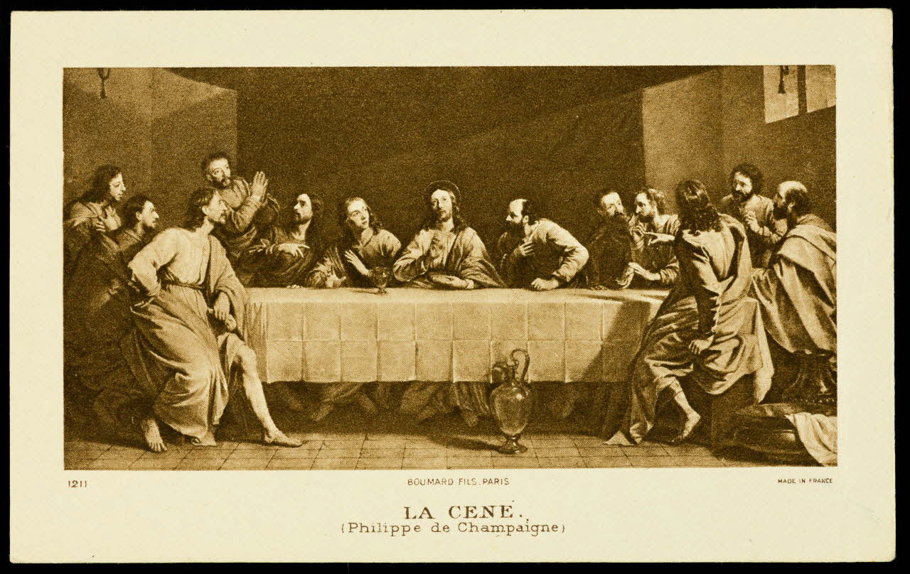 estampe LA CENE.  (Philippe de Champaigne) 1985.48.4.4 Photo