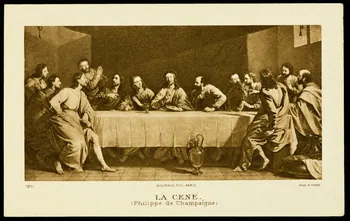 estampe LA CENE.  (Philippe de Champaigne) 1985.48.4.4 Photo