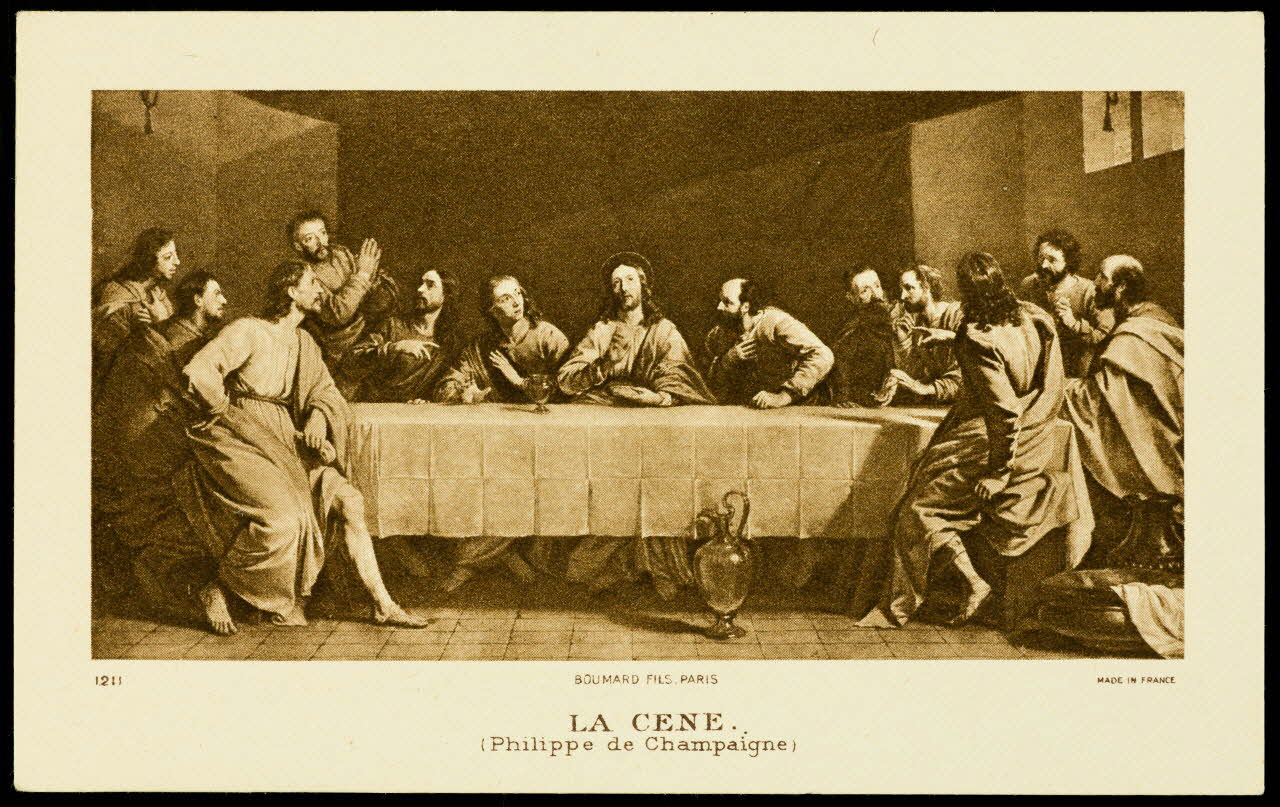 estampe LA CENE.  (Philippe de Champaigne) 1985.48.4.6 Photo