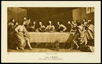 estampe LA CENE.  (Philippe de Champaigne) 1985.48.4.6 Photo