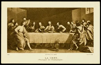 estampe LA CENE.  (Philippe de Champaigne) 1985.48.4.7 Photo