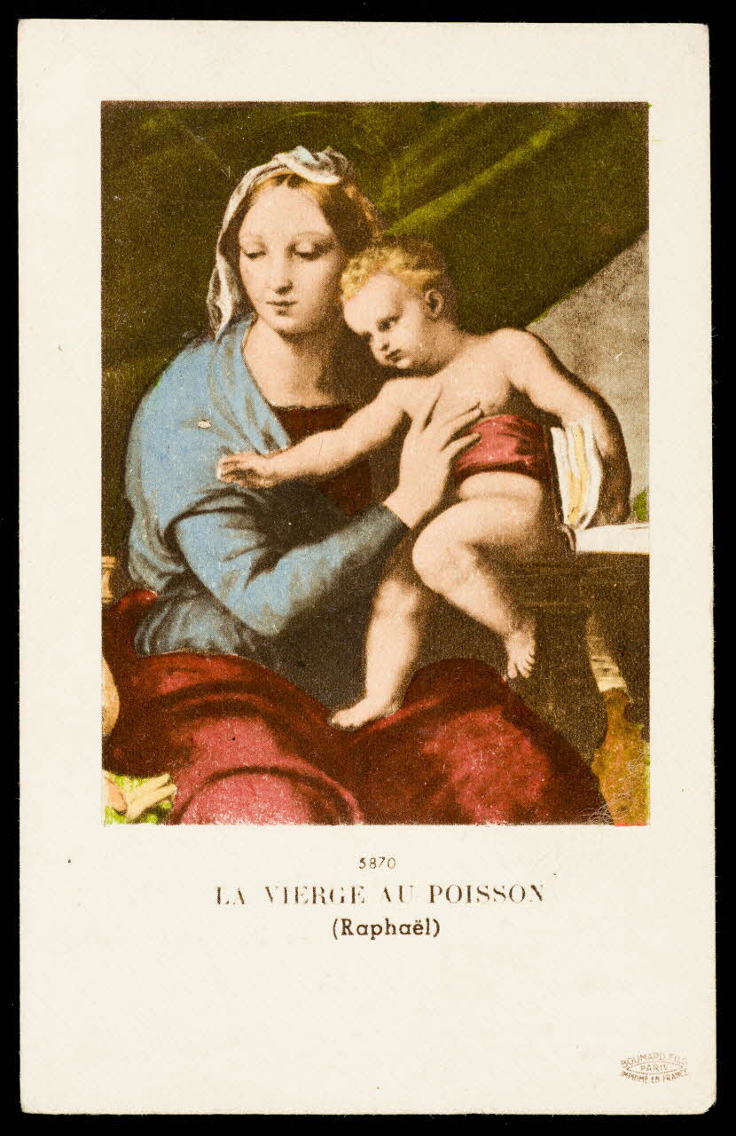 estampe LA VIERGE AU POISSON 1985.48.45 Photo