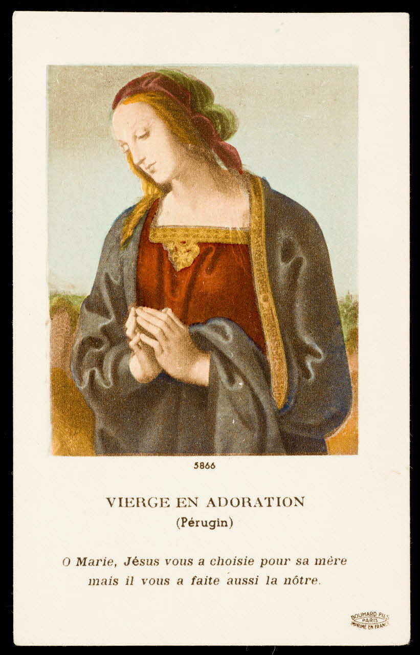 estampe VIERGE EN ADORATION 1985.48.46 Photo
