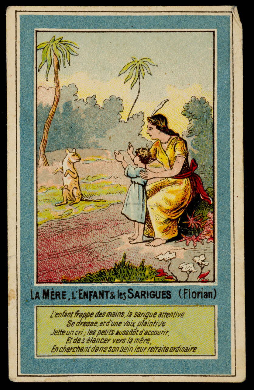 estampe LA MERE, L'ENFANT & les SARIGUES 1985.48.48 Photo