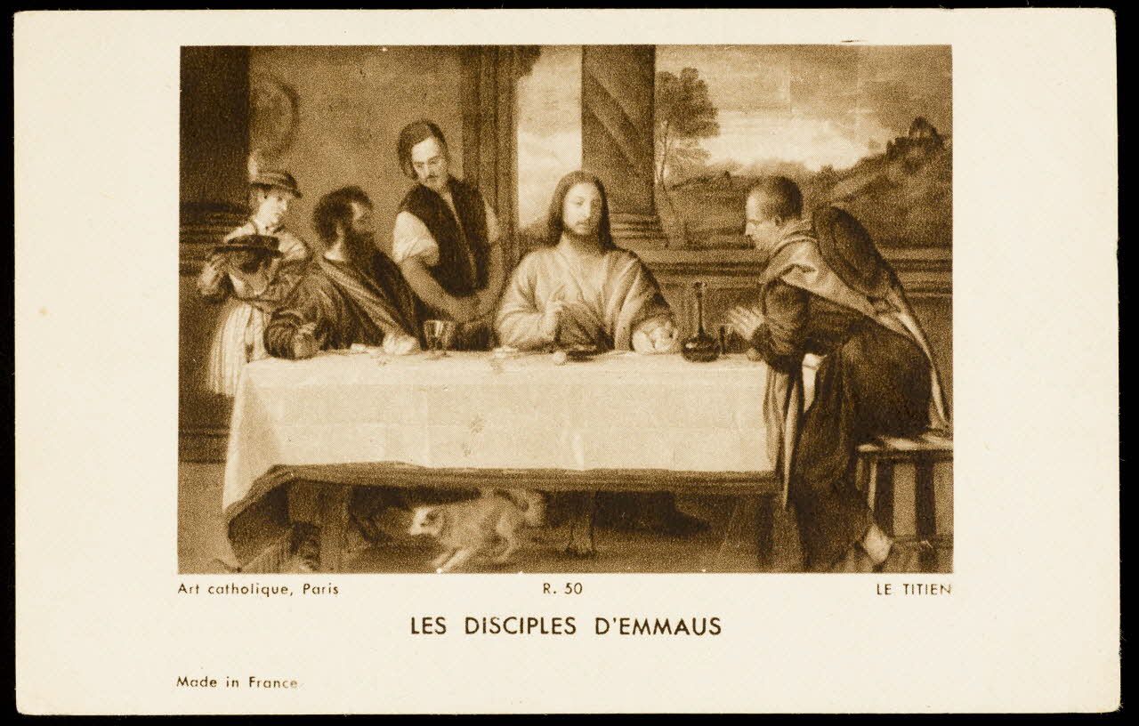 estampe LES DISCIPLES D'EMMAUS 1985.48.5 Photo