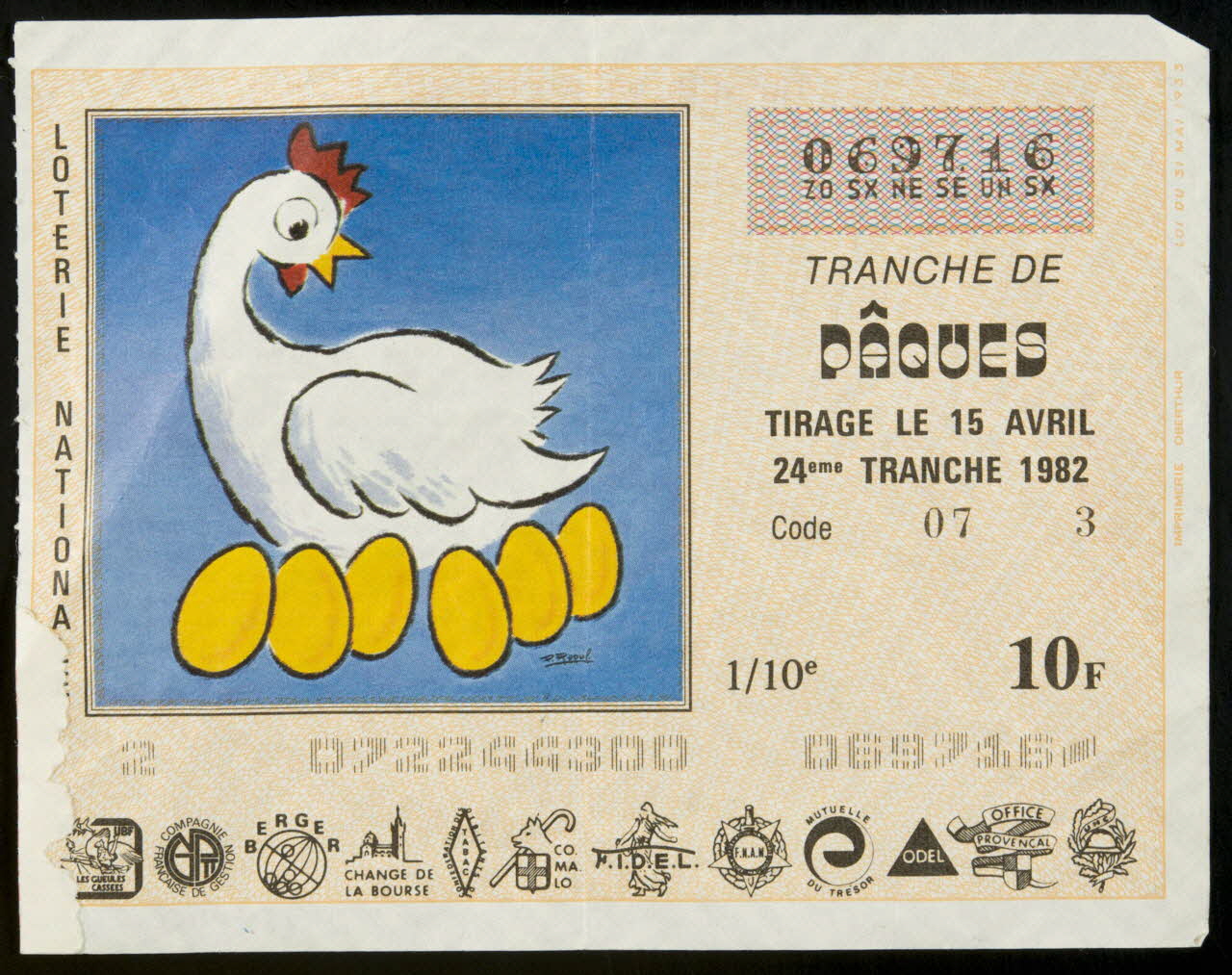 estampe TRANCHE DE  PÂQUES 1985.50.16 Photo