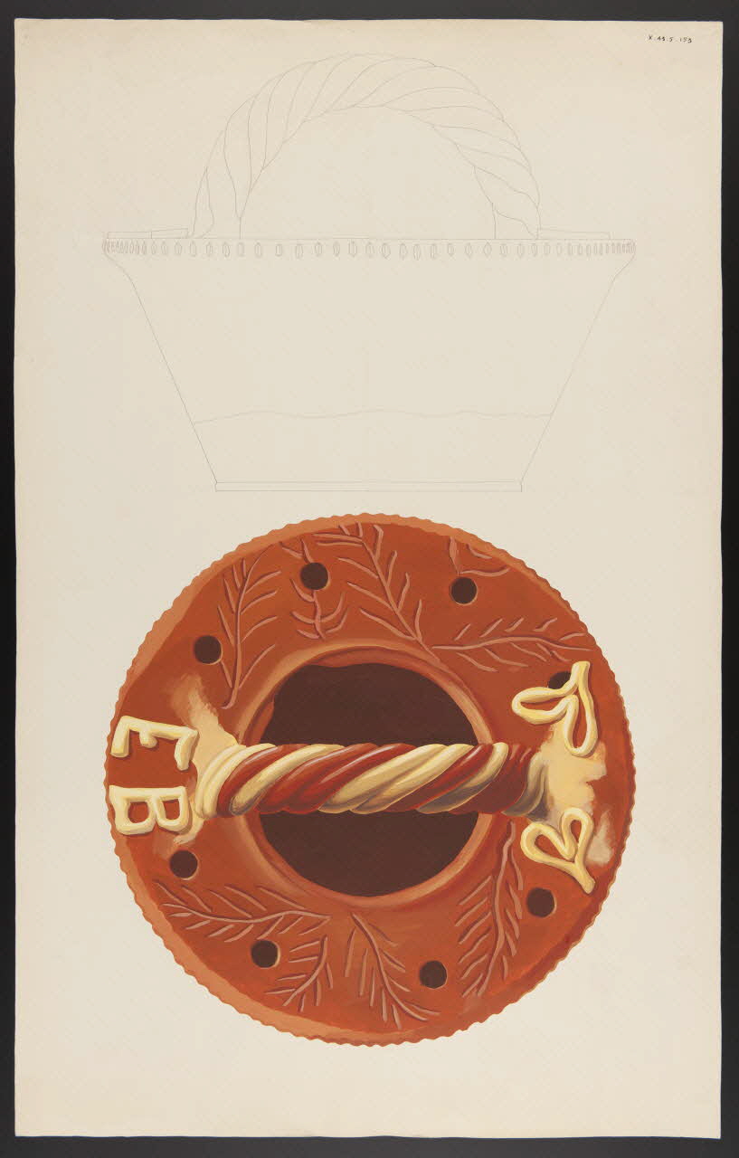 Caplain René ; Pierre Dourdaine dessin Chaufferette 1943 1985.51.10 Photo