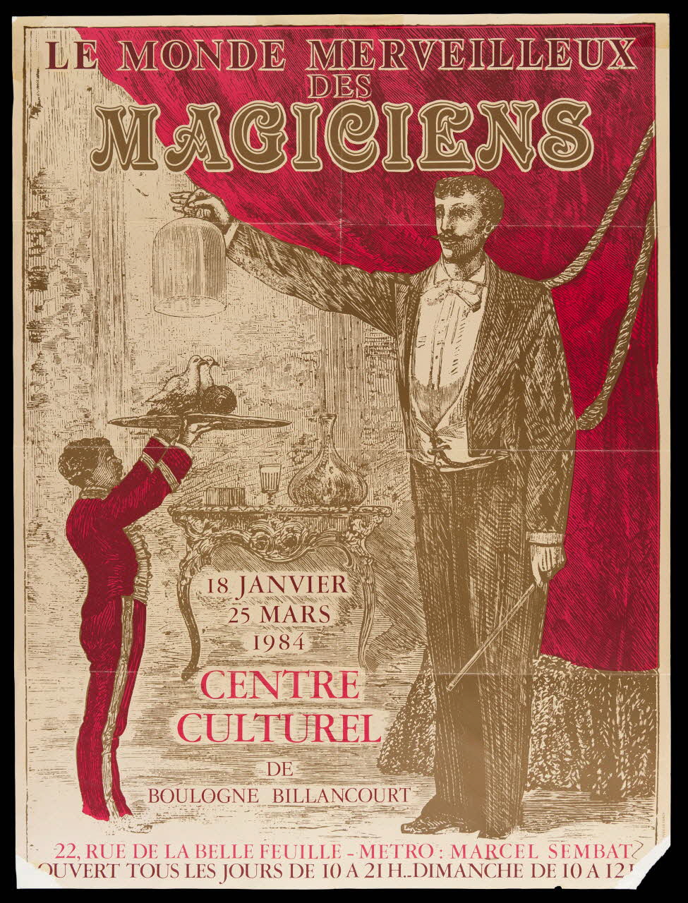 estampe LE MONDE MERVEILLEUX  DES  MAGICIENS 1985.51.115 Photo