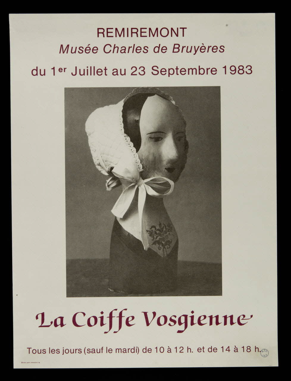 estampe La Coiffe Vosgienne 1985.51.122 Photo