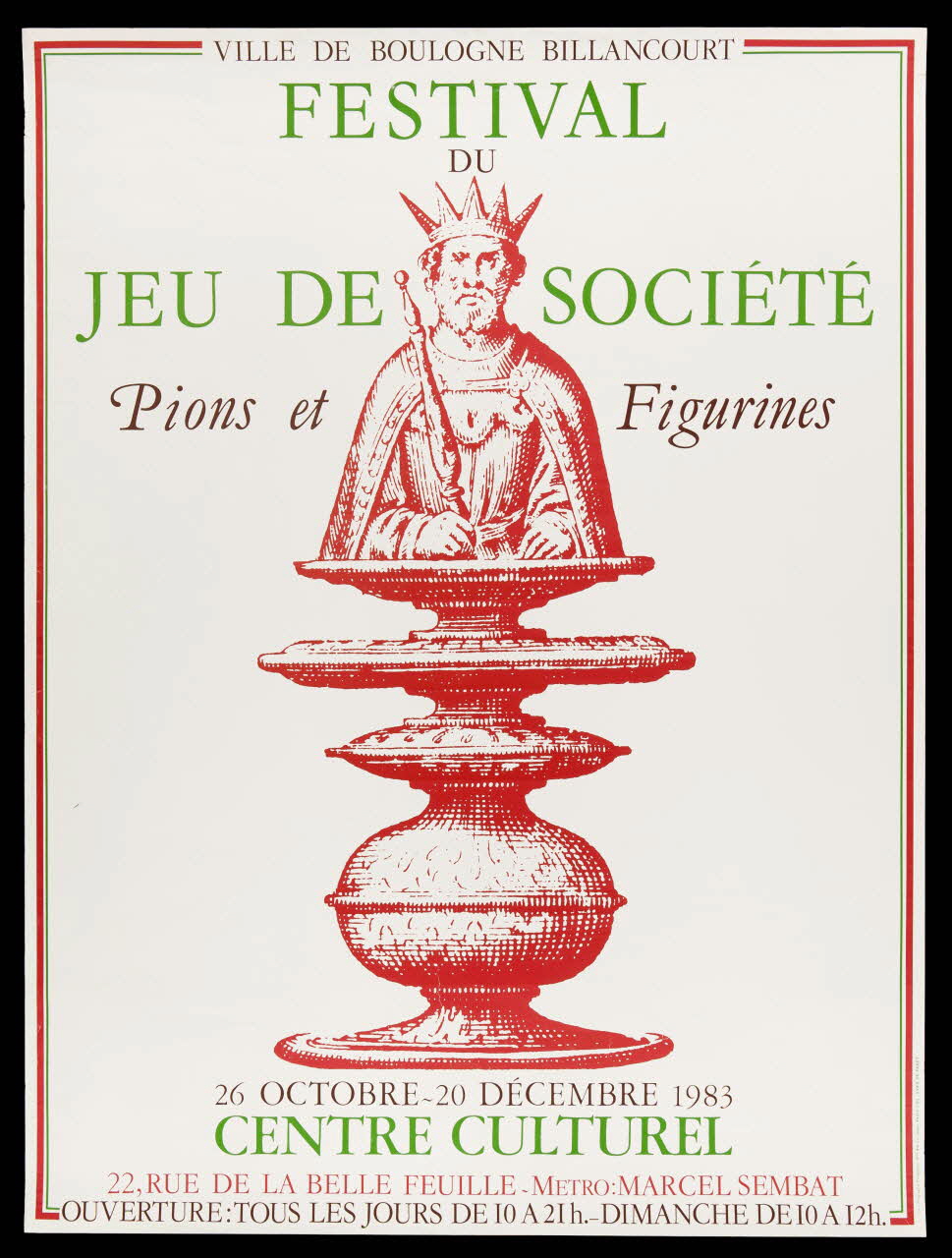 estampe FESTIVAL  DU  JEU DE SOCIETE 1985.51.126 Photo