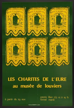 estampe LES CHARITES DE L'EURE  au musée de louviers 1985.51.129  Photo