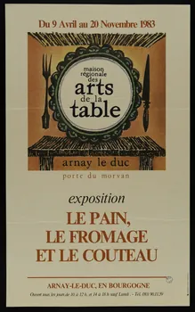 estampe LE PAIN,  LE FROMAGE  ET LE COUTEAU 1985.51.137  Photo