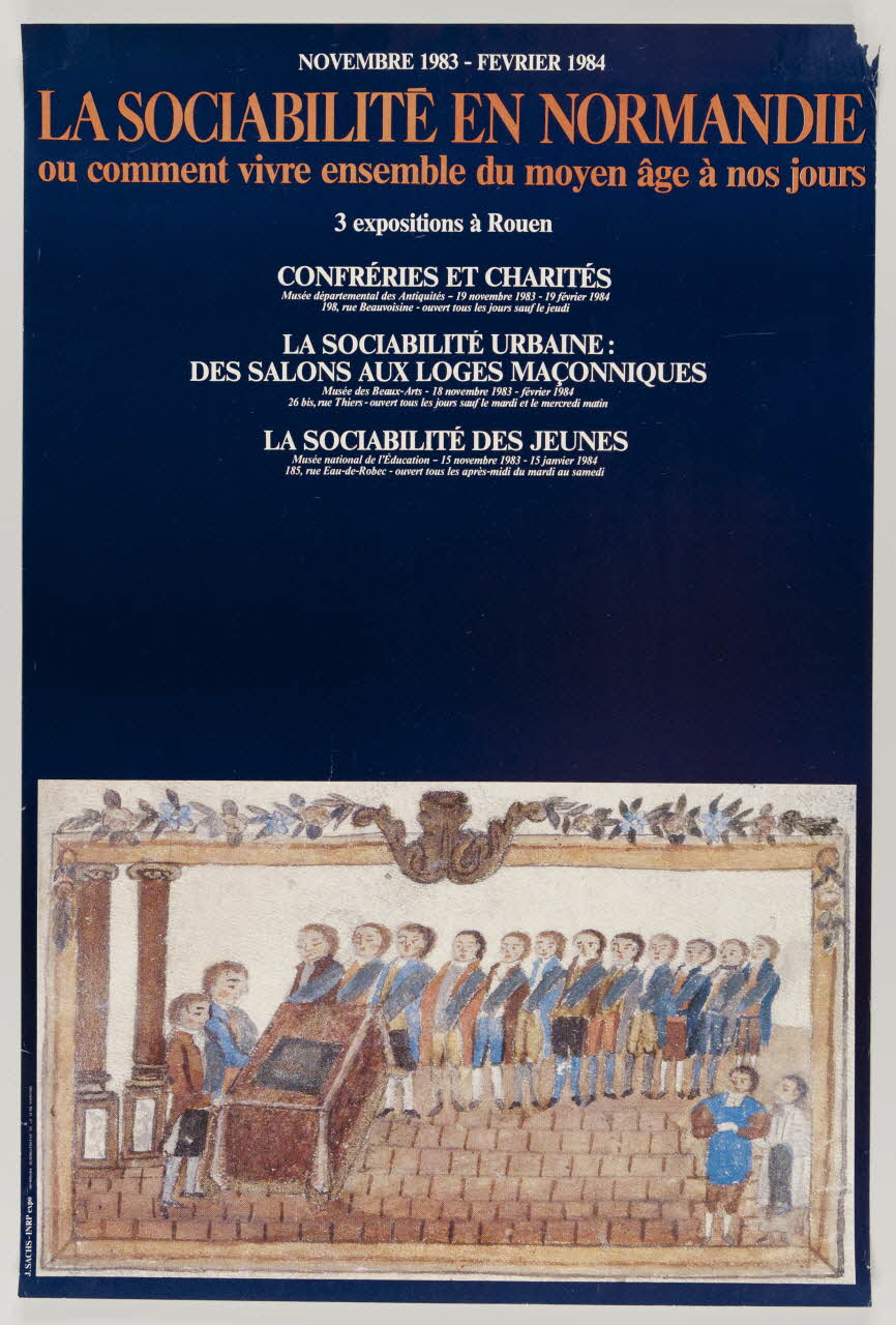 estampe LA SOCIABILITE EN NORMANDIE 1985.51.147 Photo