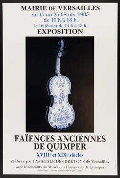 estampe FAIENCES ANCIENNES  DE QUIMPER 1985.51.156 Photo