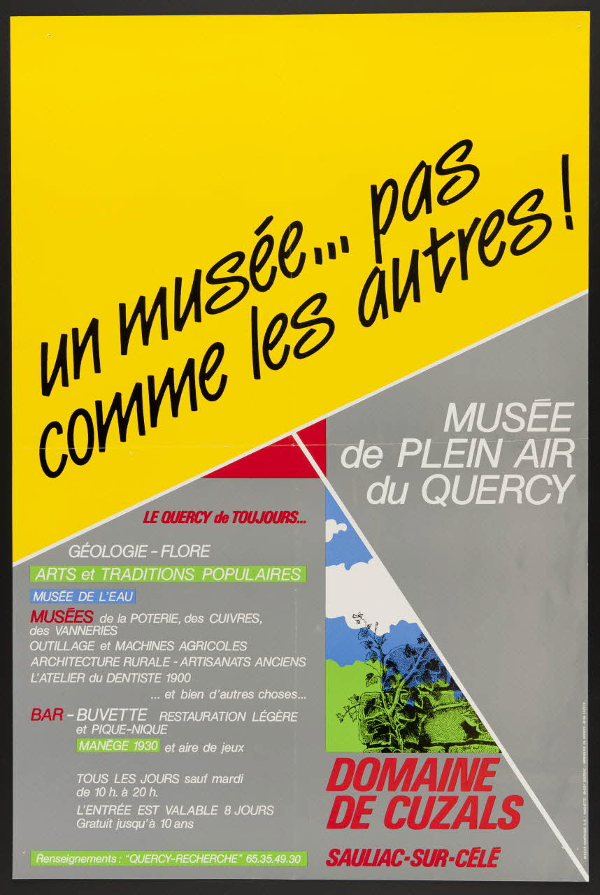 estampe un musée... pas  comme les autres !  MUSEE  de PLEIN AIR  du QUERCY  DOMAINE  DE CUZALS  SAULIAC-SUR-CELE 1985.51.183 Photo