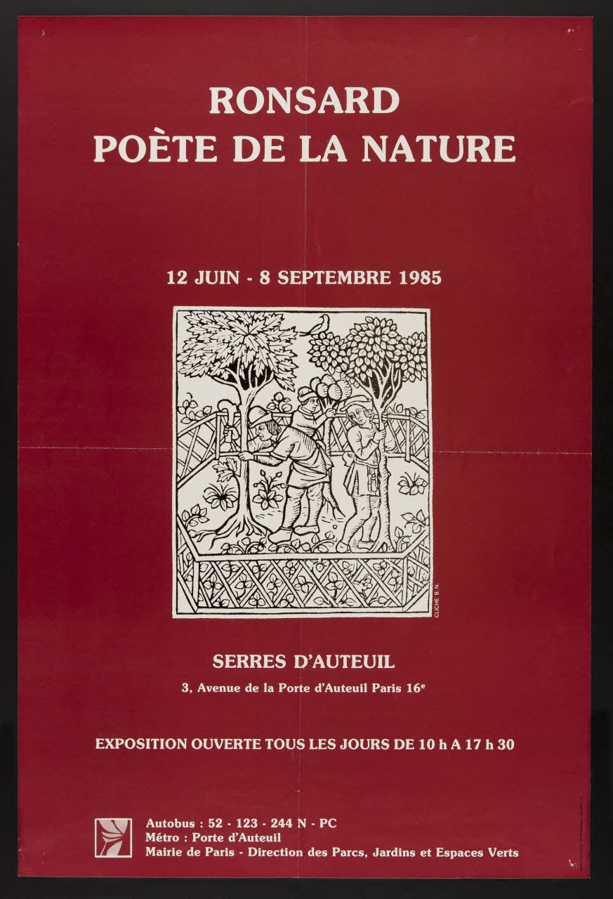 estampe RONSARD  POETE DE LA NATURE 1985.51.184 Photo