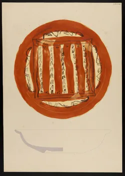 René Coz ; Pierre Henri Felden dessin Plat 1943 1985.51.19 Photo