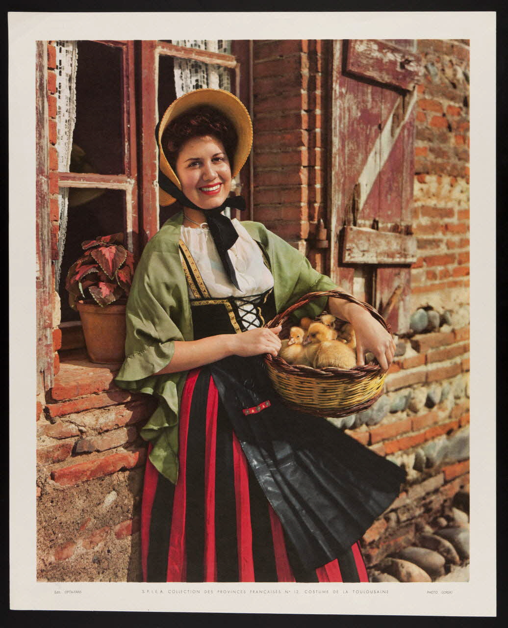 estampe COSTUME DE LA TOULOUSAINE 1985.51.193 Photo