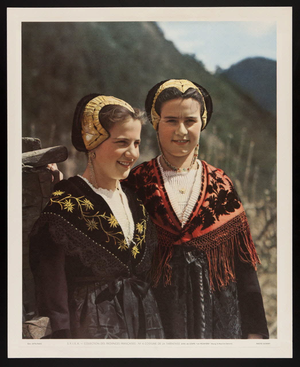 estampe COSTUME DE LA TARENTAISE 1985.51.196 Photo