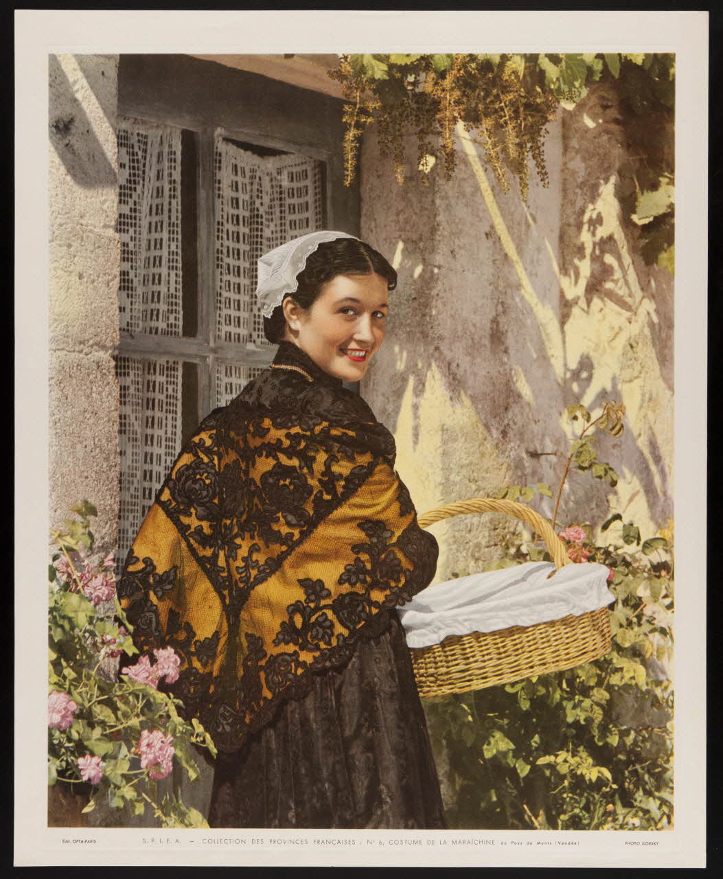 estampe COSTUME DE LA MARAÎCHINE 1985.51.198 Photo