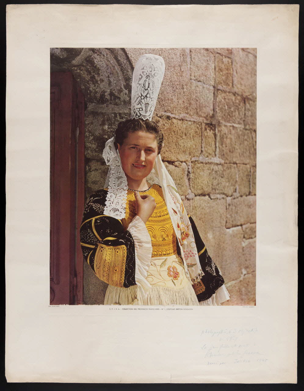 estampe COSTUME BRETON BIGOUDIN 1985.51.203.2 Photo