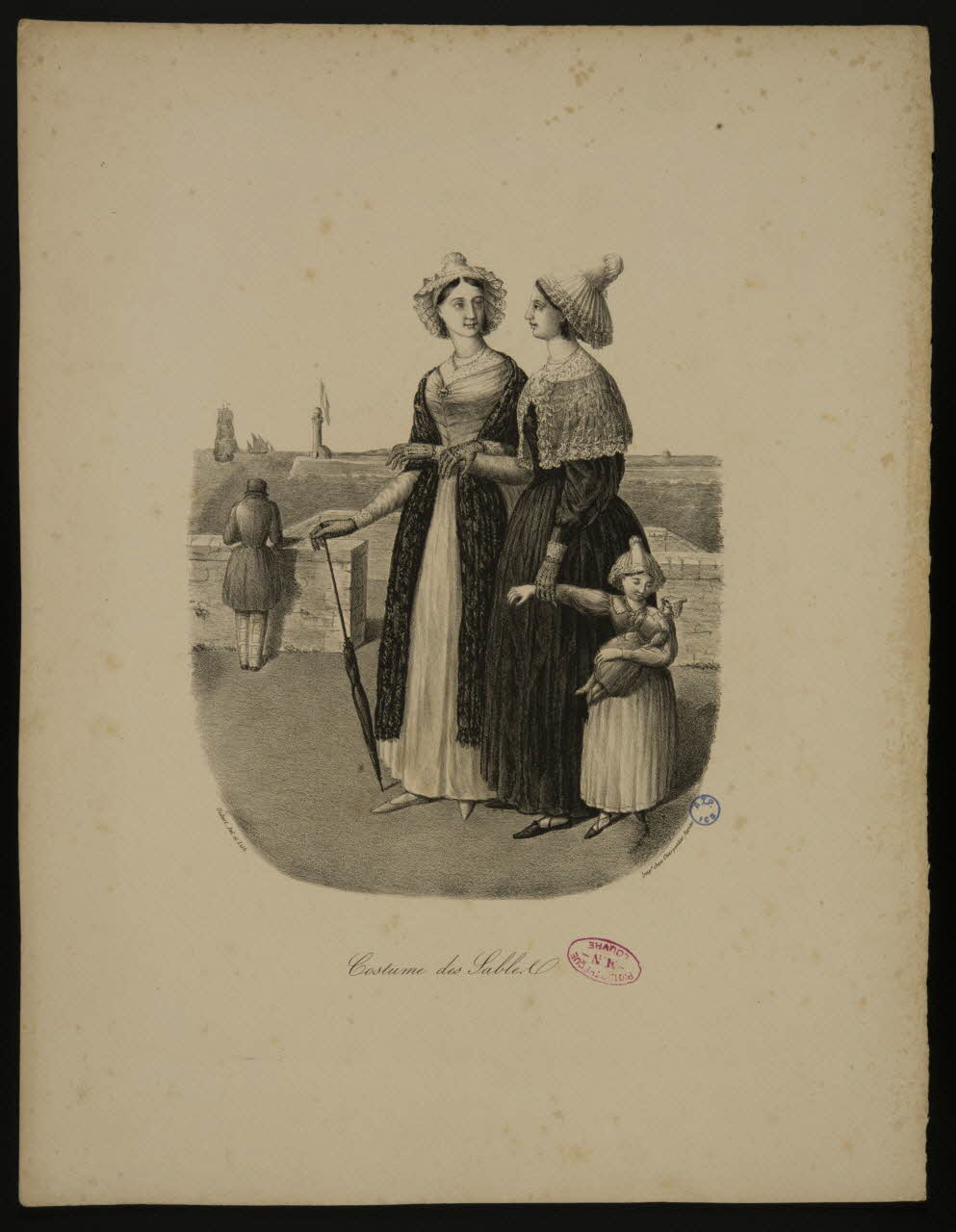 estampe Costume des Sables. 1985.51.205 Photo