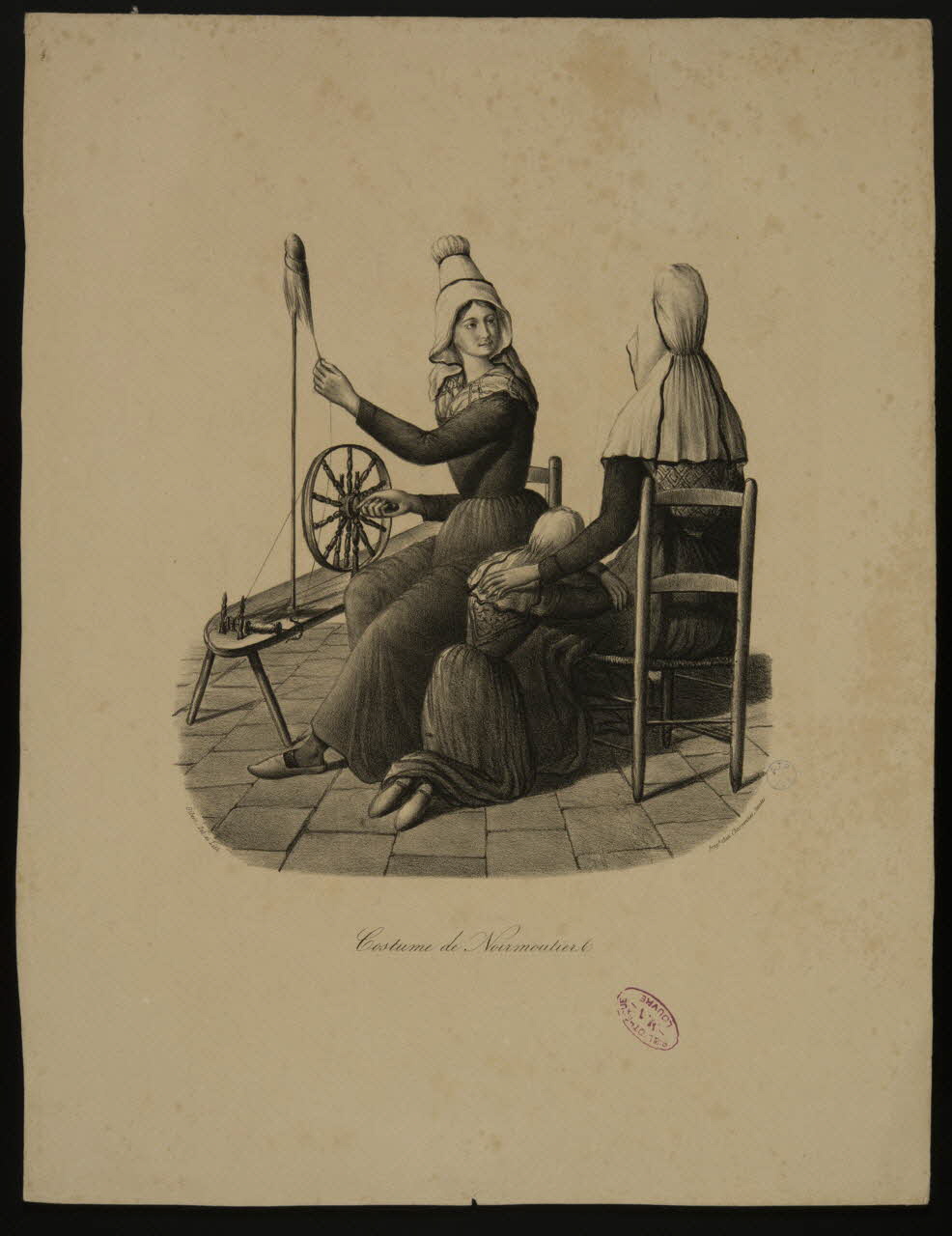 estampe Costume de Noirmoutier. 1985.51.209 Photo