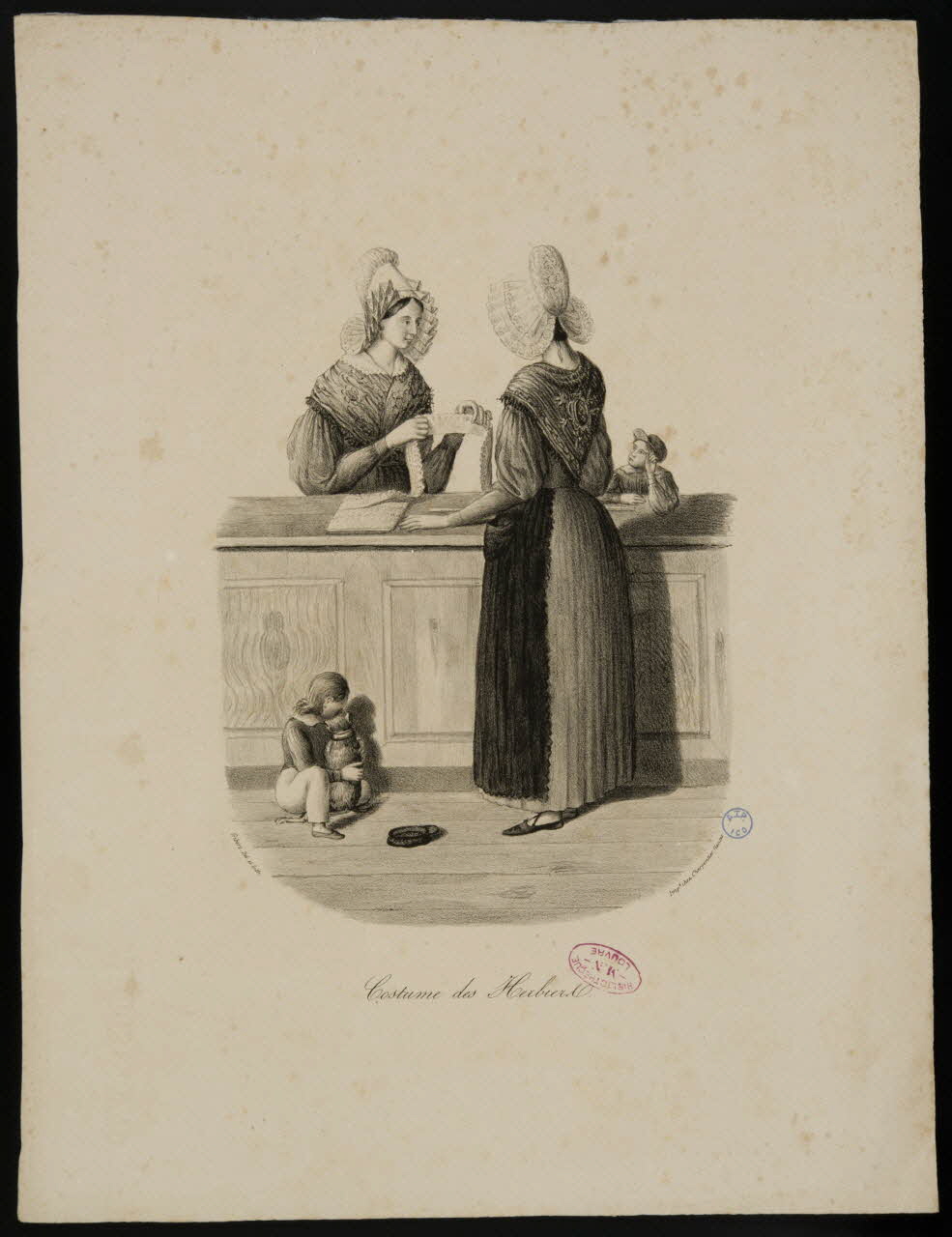 estampe Costume des Herbiers. 1985.51.213 Photo