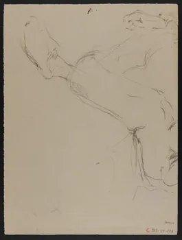 ensemble (2) dessin double face Etude d'artisan au travail 1985.51.223 Photo