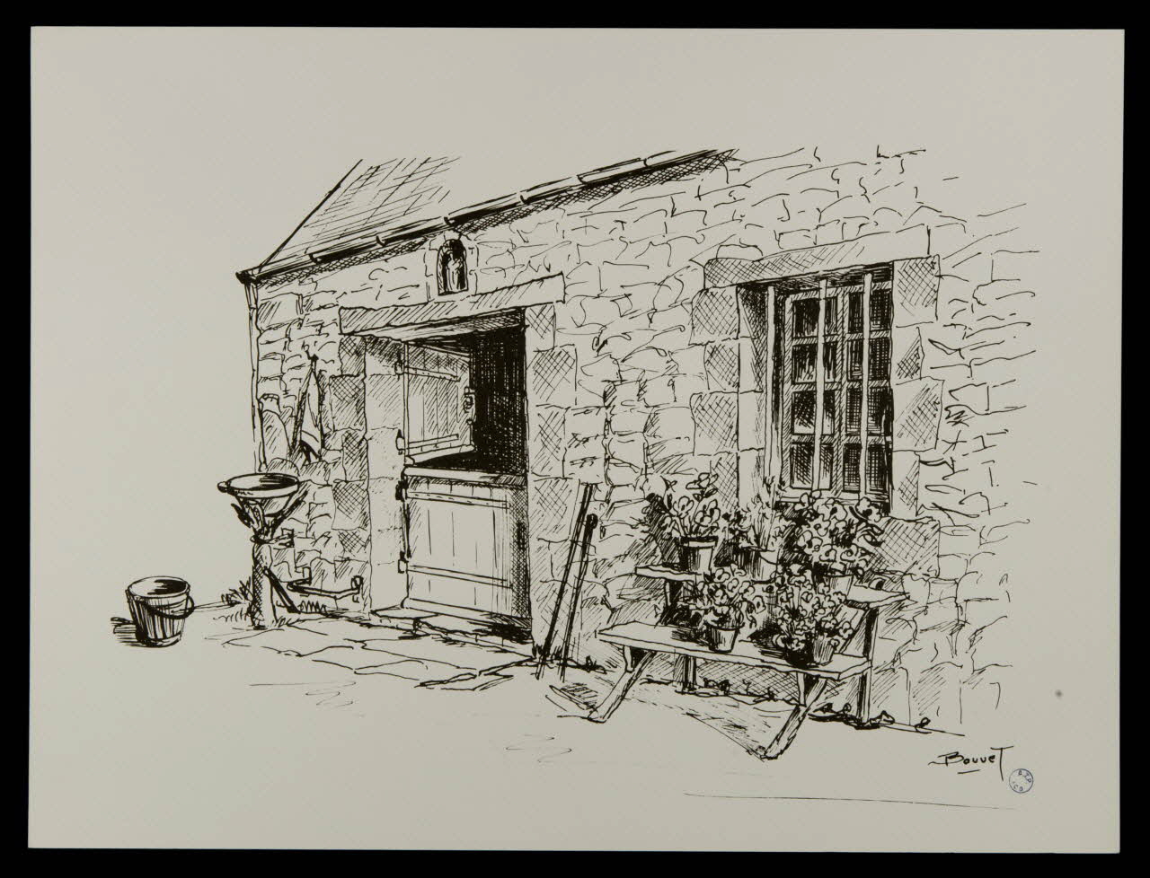estampe Façade de maison 1985.51.226 Photo