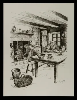 estampe Scène de vie quotidienne 1985.51.230  Photo