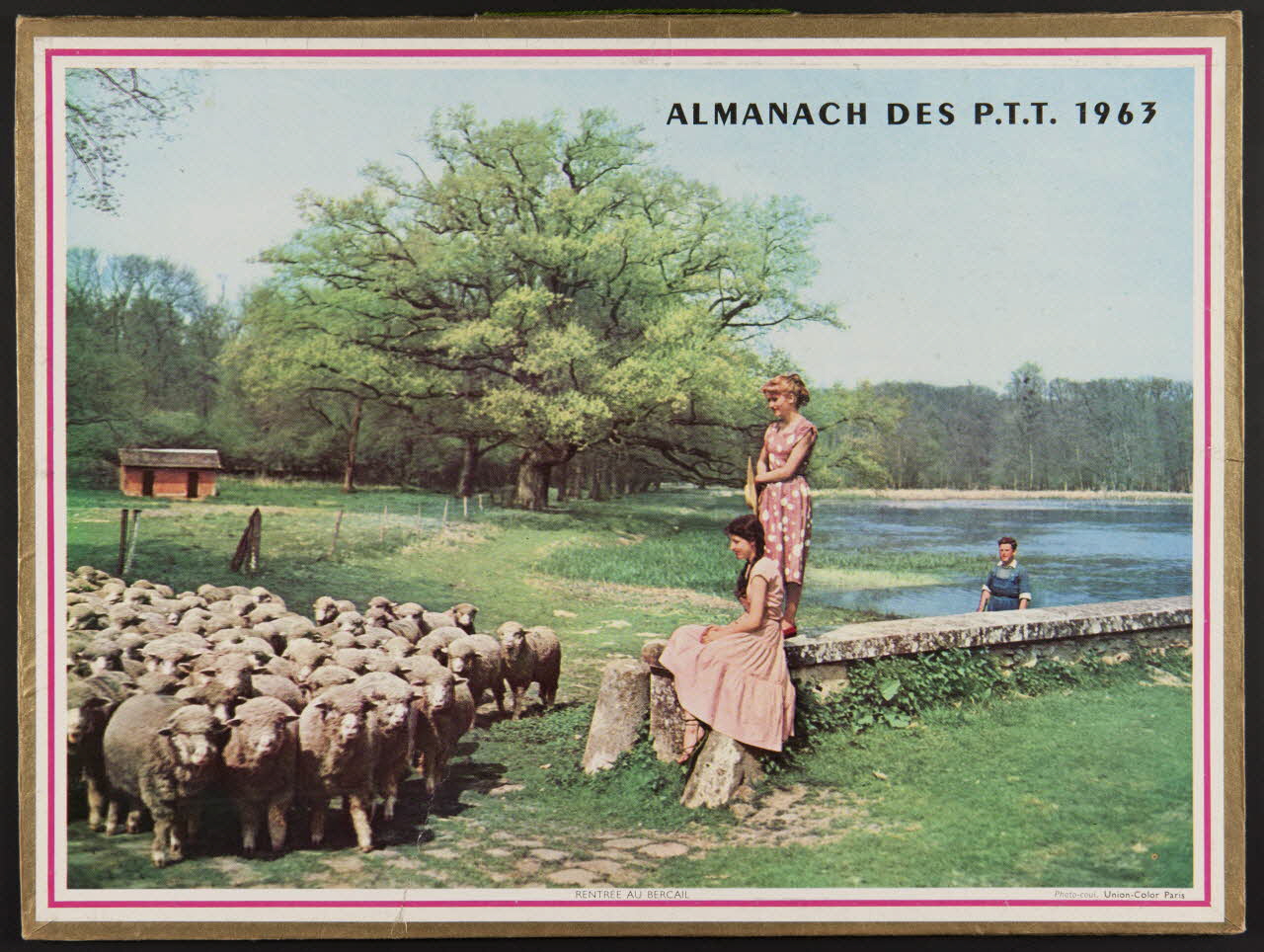 estampe ALMANACH DES P.T.T. 1963 1985.51.245 Photo