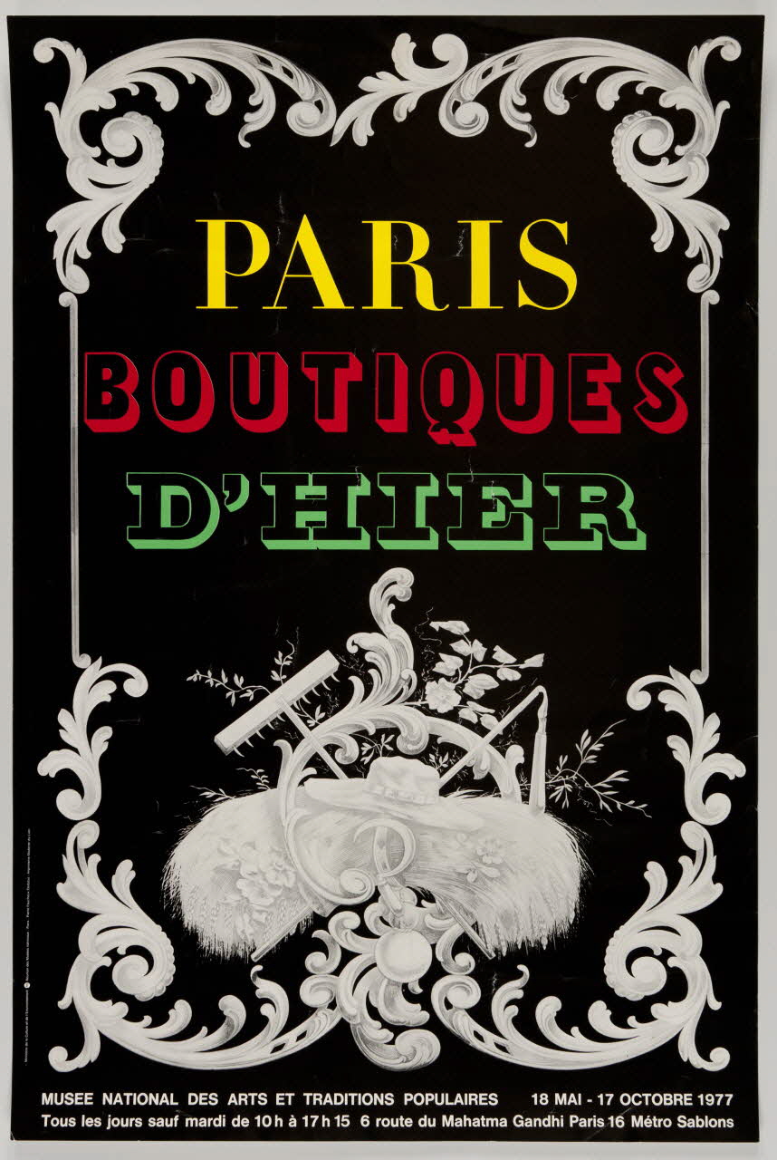 estampe PARIS  BOUTIQUES  D'HIER 1985.51.270 Photo