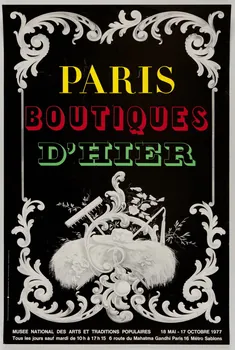 estampe PARIS  BOUTIQUES  D'HIER 1985.51.270 Photo