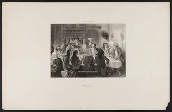 estampe Un repas de noces 1985.51.367  Photo