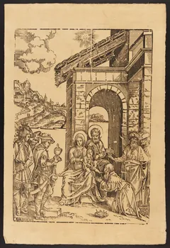 estampe L'adoration des mages 1985.51.387 Photo