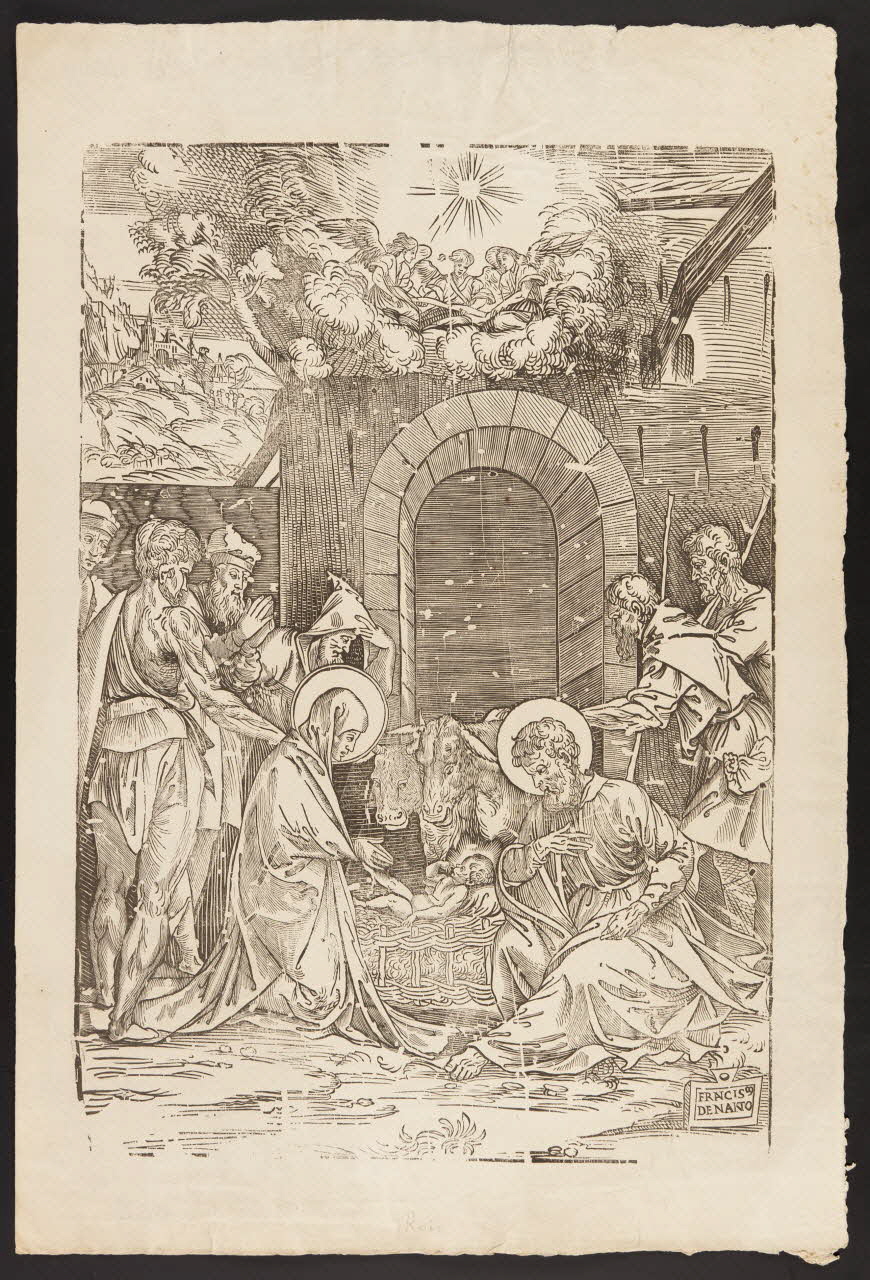 estampe L'adoration des bergers 1985.51.388 Photo