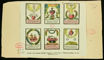 Alphonse Picard imagerie ancienne Diverses images religieuses Caen 1828-1838 1985.51.393  Photo