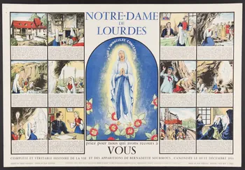 estampe NOTRE-DAME  DE  LOURDES 1985.51.414.1 Photo
