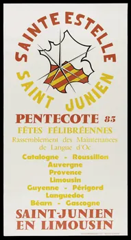 estampe PENTECOTE 85  FÊTES FELIBREENNES 1985.51.417 Photo