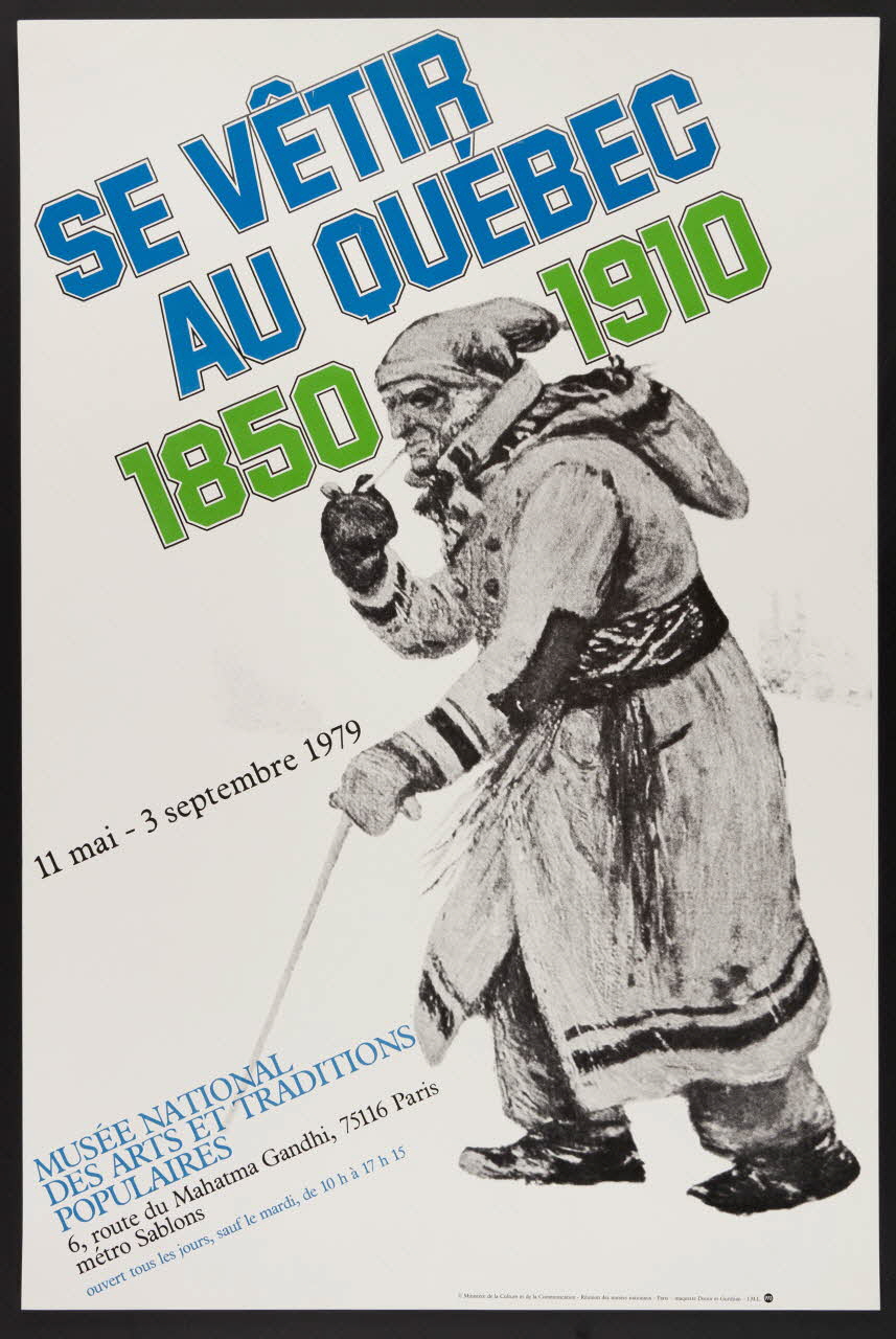 estampe SE VETIR  AU QUEBEC  1850 1910 1985.51.441 Photo