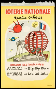 estampe LOTERIE NATIONALE  Hautes sphéres 1985.51.456  Photo