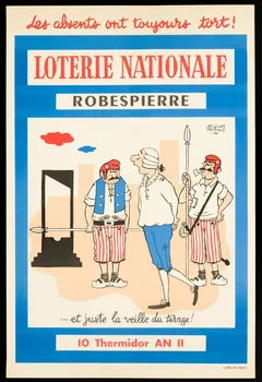 estampe LOTERIE NATIONALE  ROBESPIERRE 1985.51.468 Photo