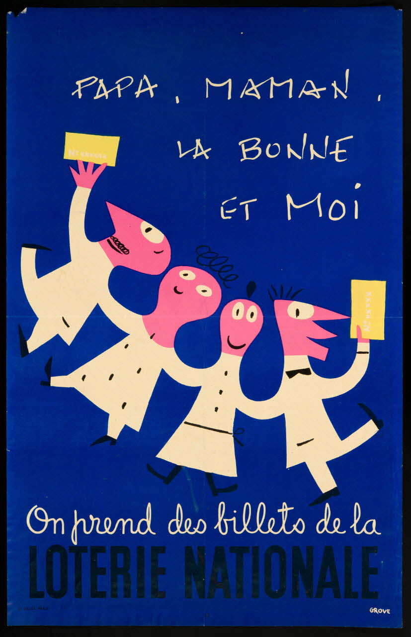 estampe On prend des billets de la  LOTERIE NATIONALE 1985.51.478 Photo