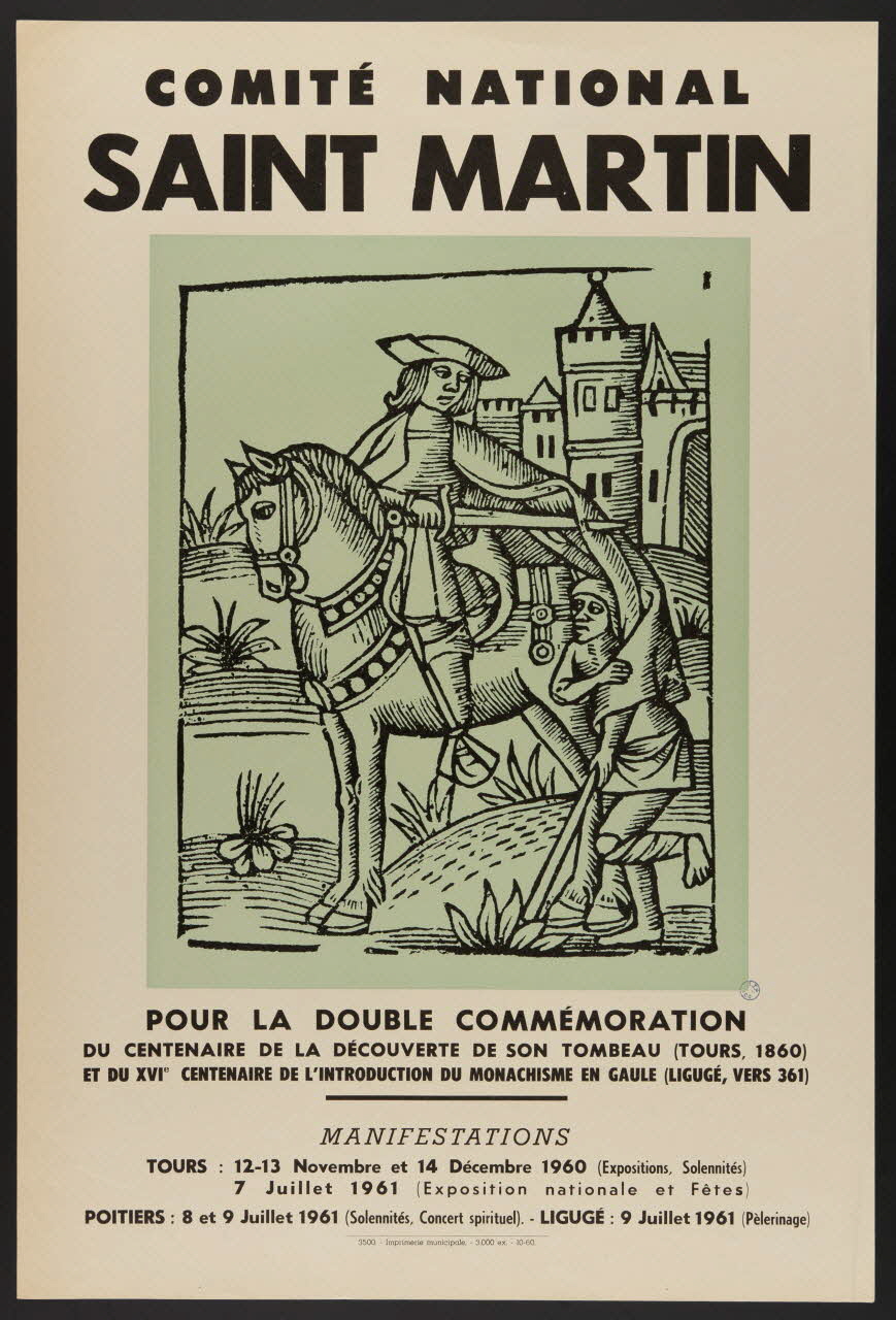 estampe COMITE NATIONAL  SAINT MARTIN 1985.51.533 Photo