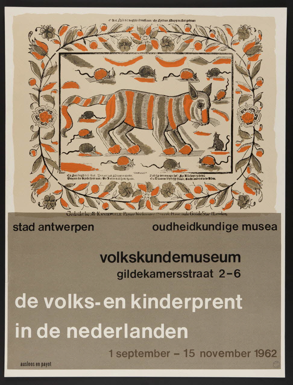 estampe de volks-en kinderprent  in de nederlanden 1985.51.535 Photo