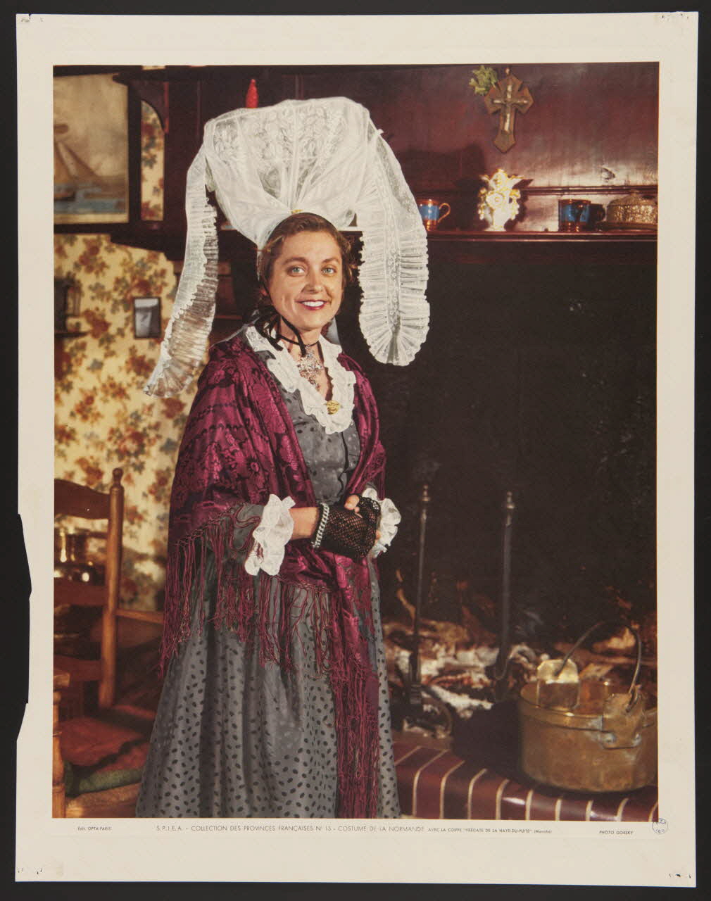 estampe COSTUME DE LA NORMANDE 1985.51.593 Photo