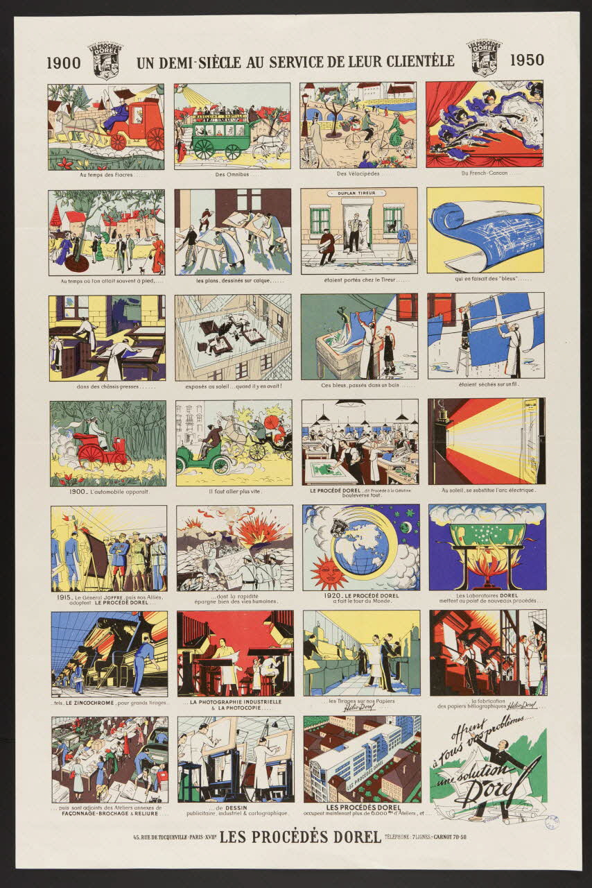 estampe LES PROCEDES DOREL 1950 1985.51.599 Photo
